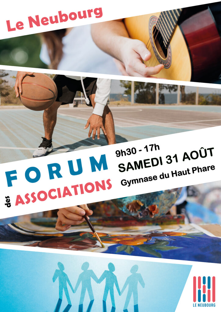 Affiche pour le forum des associations le samedi 31 août 2024